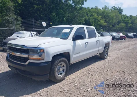 2018 Chevrolet Silverado 1500 Wt из США, поврежденный, VIN 1GCUKNECXJF167511